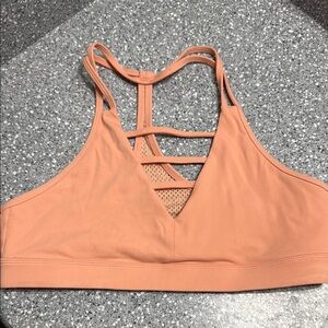 ZYIA Orange Strappy Sports Bra